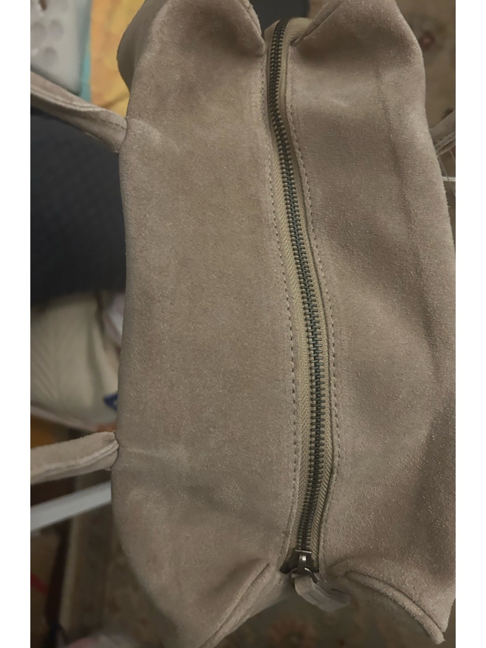 Free People Suede Shoulder Bag in Taupe - - Picture 4 of 4